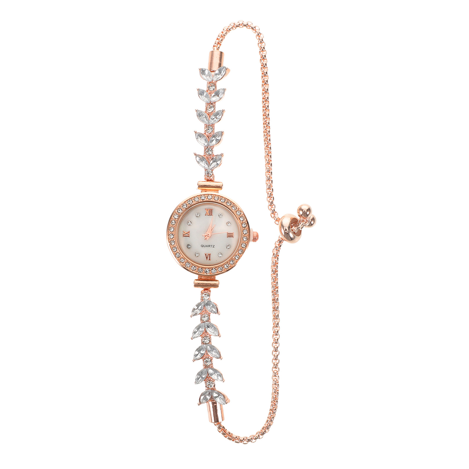 Luxury Watch White - Luxury Rhinestone Watch for Women -