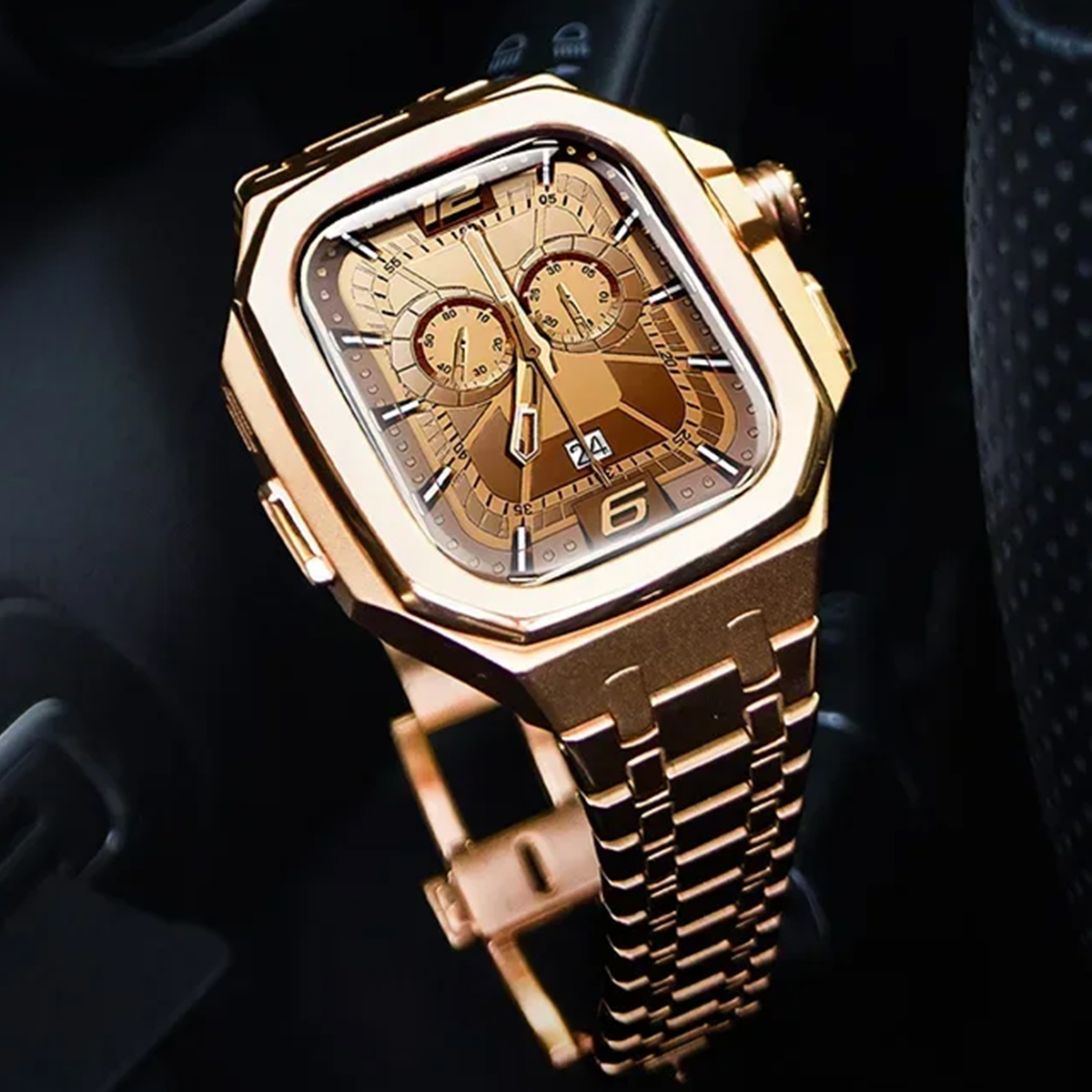 Luxury Watch Kit - Luxury Stainless Steel Case Mod Kit