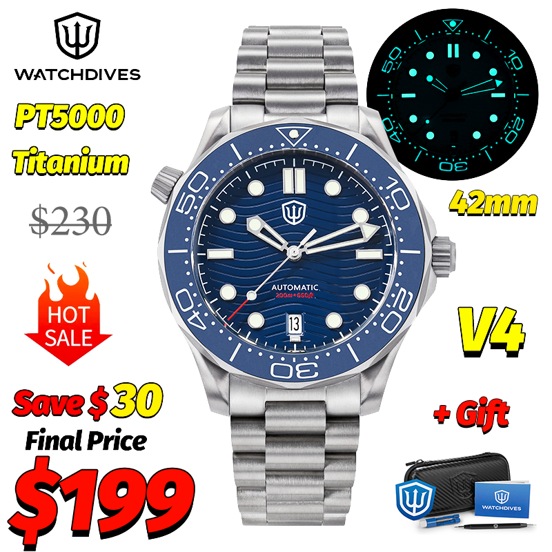 Luxury Watch Market - Watchdives WD007 V4 007 NTTD Mechanical