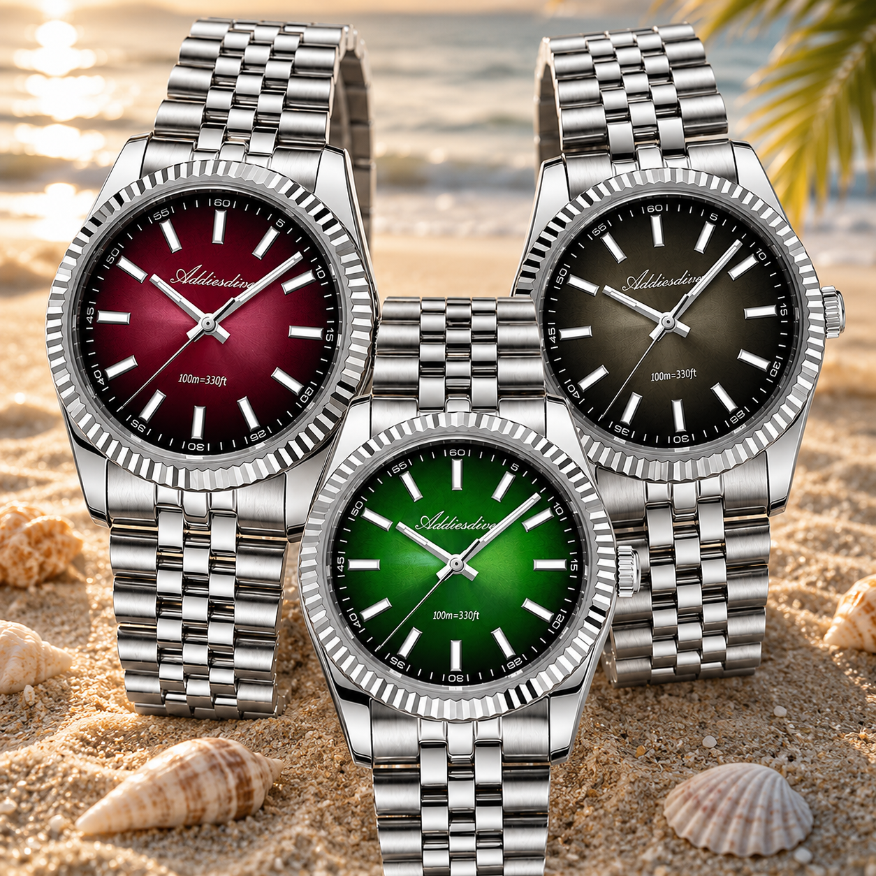 Luxury Watch In Japan - ADDIESDIVE 36MM Japan VH31 100m Waterproof