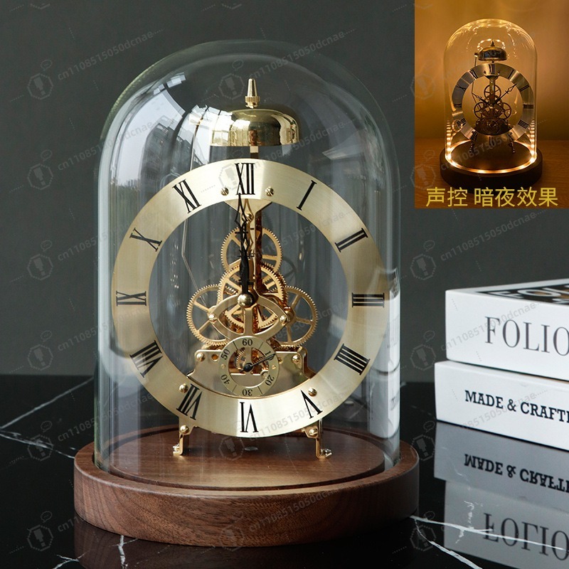 Table Watch Luxury - Luxurious Mechanical Metal Table Clock Living