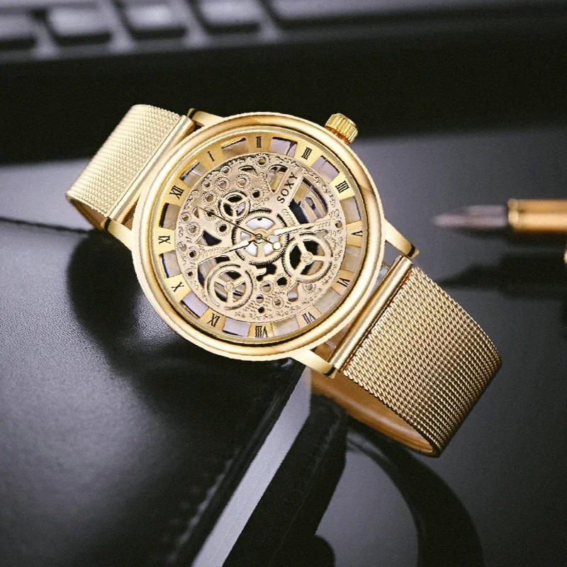 Luxury Watch Nz - Luxury Skeleton Men Watch Women Wrist