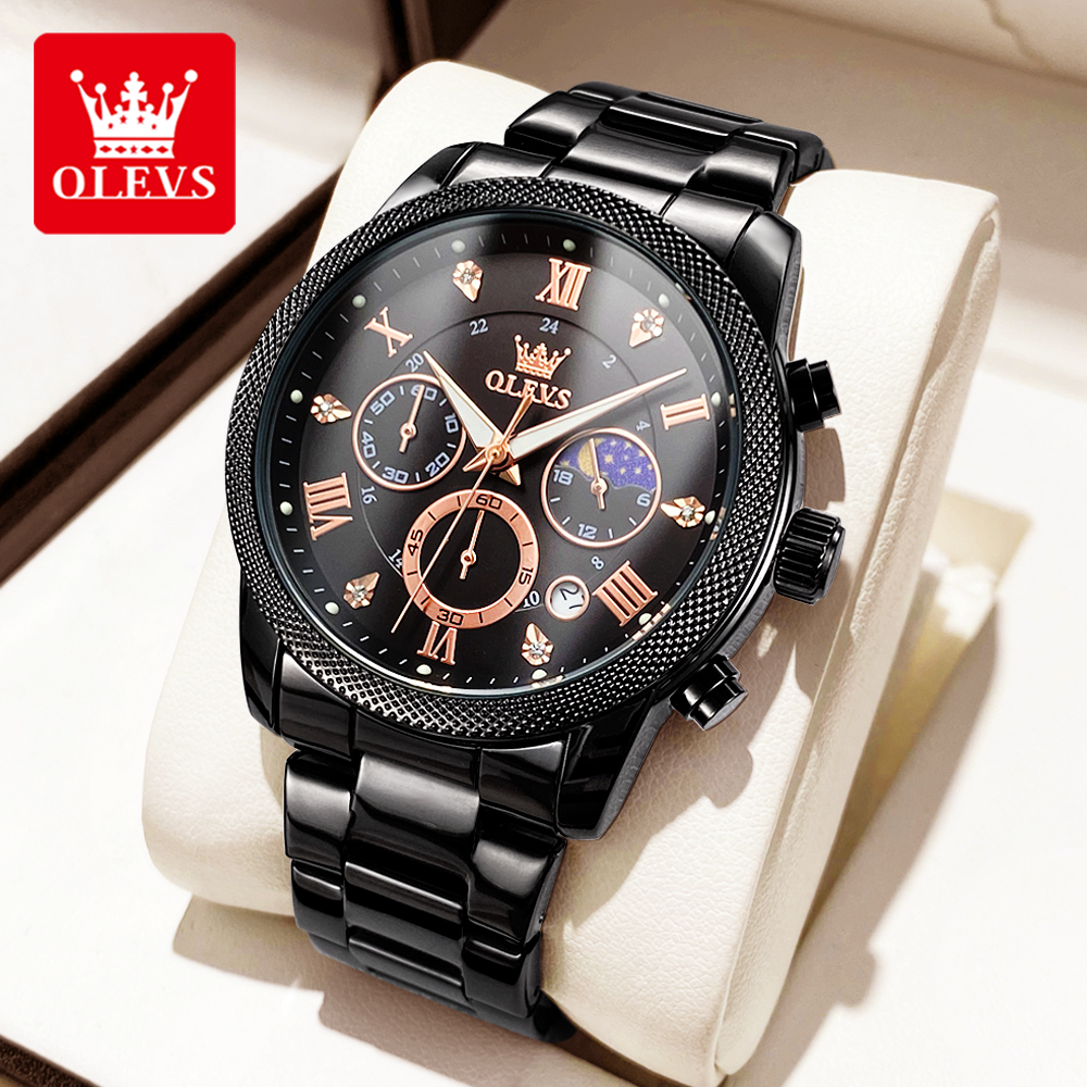 Luxury Watch Box - OLEVS Original Fashion Men's Watches Trendy