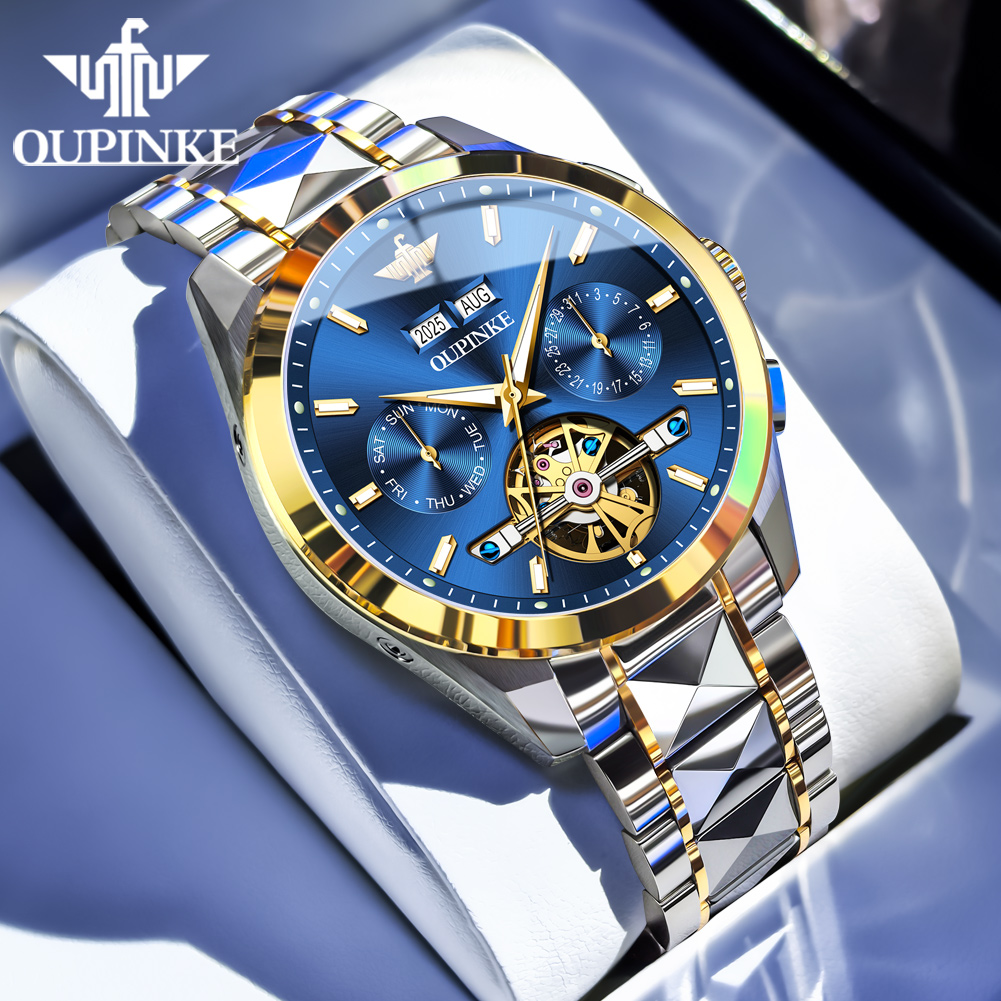 Luxury Watch Straps - OUPINKE Men's Watches Luxury Fashion Tungsten