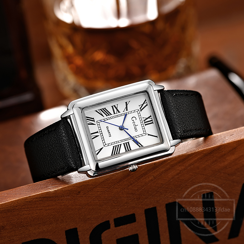 Luxury Watch Market - New Fashion Designer Rectangle Dial Quartz