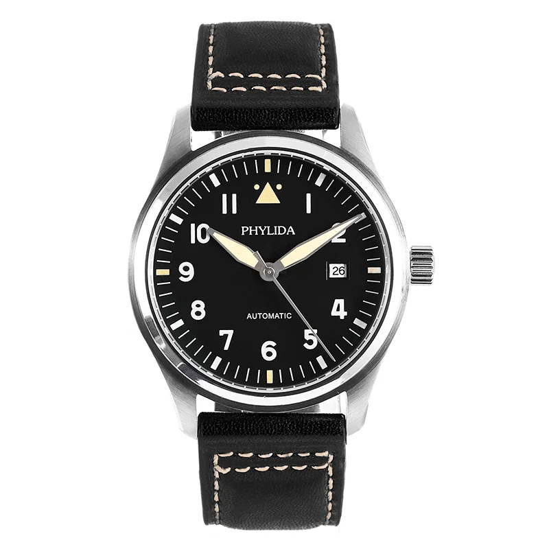 Automatic Pilot Watch - PHYLIDA 42mm Spitfire Pilot’s Automatic Watch
