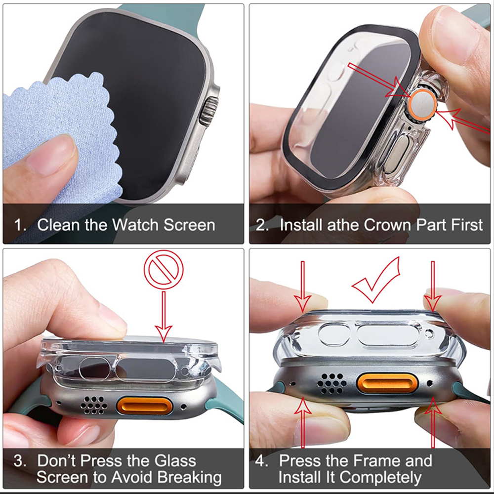 Glass+case For Apple Watch Ult - Luxury Watch Apple Bands recensione e prezzo