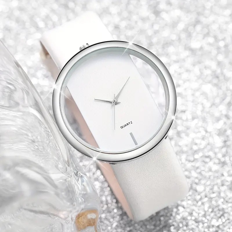 2pcs Fashion White Simple Watc - Luxury Watch White recensione e prezzo