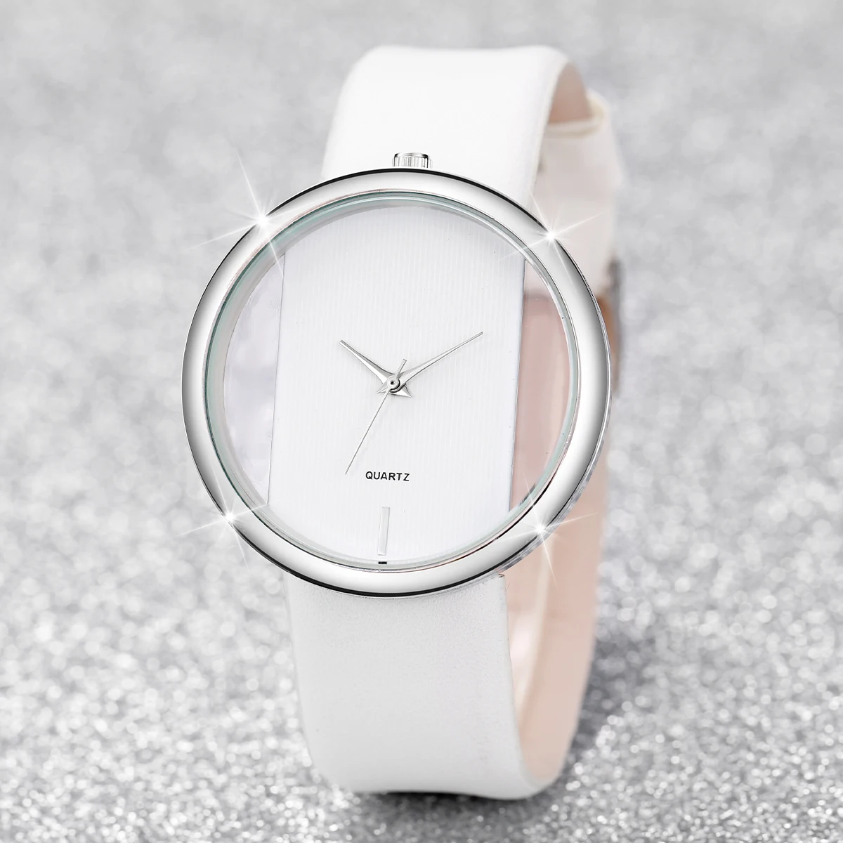 2pcs Fashion White Simple Watc - Luxury Watch White recensione e prezzo