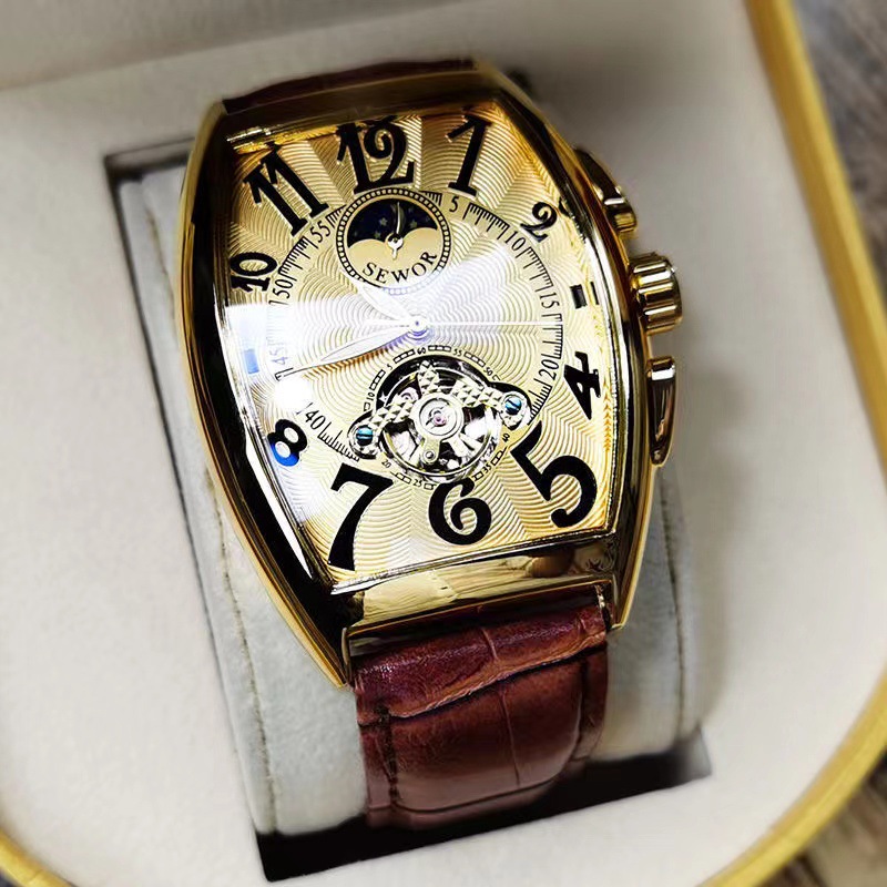 SEWOR Mechanical Watch Men Gol - Automatic Pilot Watch recensione e prezzo