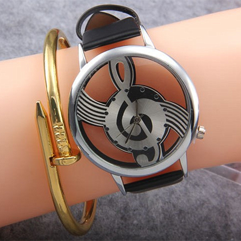 Fashion Hollow Music Shape Wat - Luxury Watch White recensione e prezzo