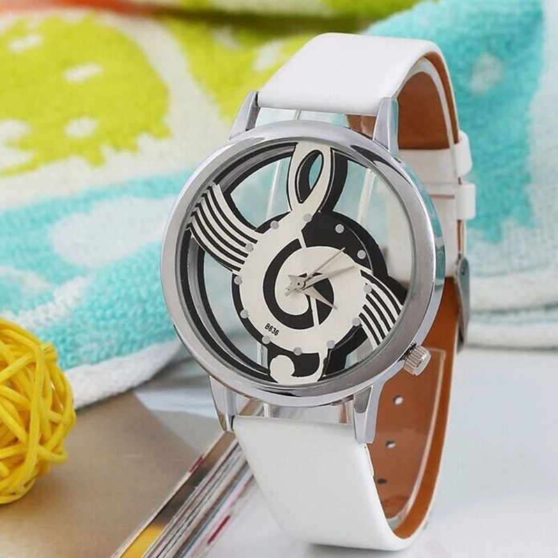 Fashion Hollow Music Shape Wat - Luxury Watch White recensione e prezzo