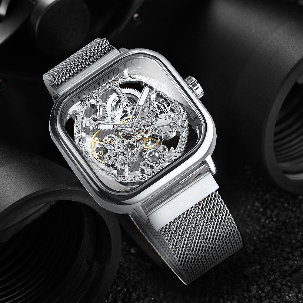 Forsining Luxury Square Skelet - Luxury Watch Straps recensione e prezzo