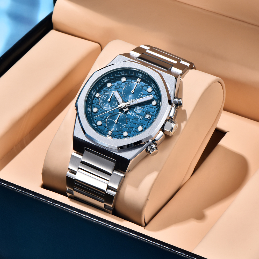 2025 New BENYAR Men's Watches  - Luxury Watch Box recensione e prezzo