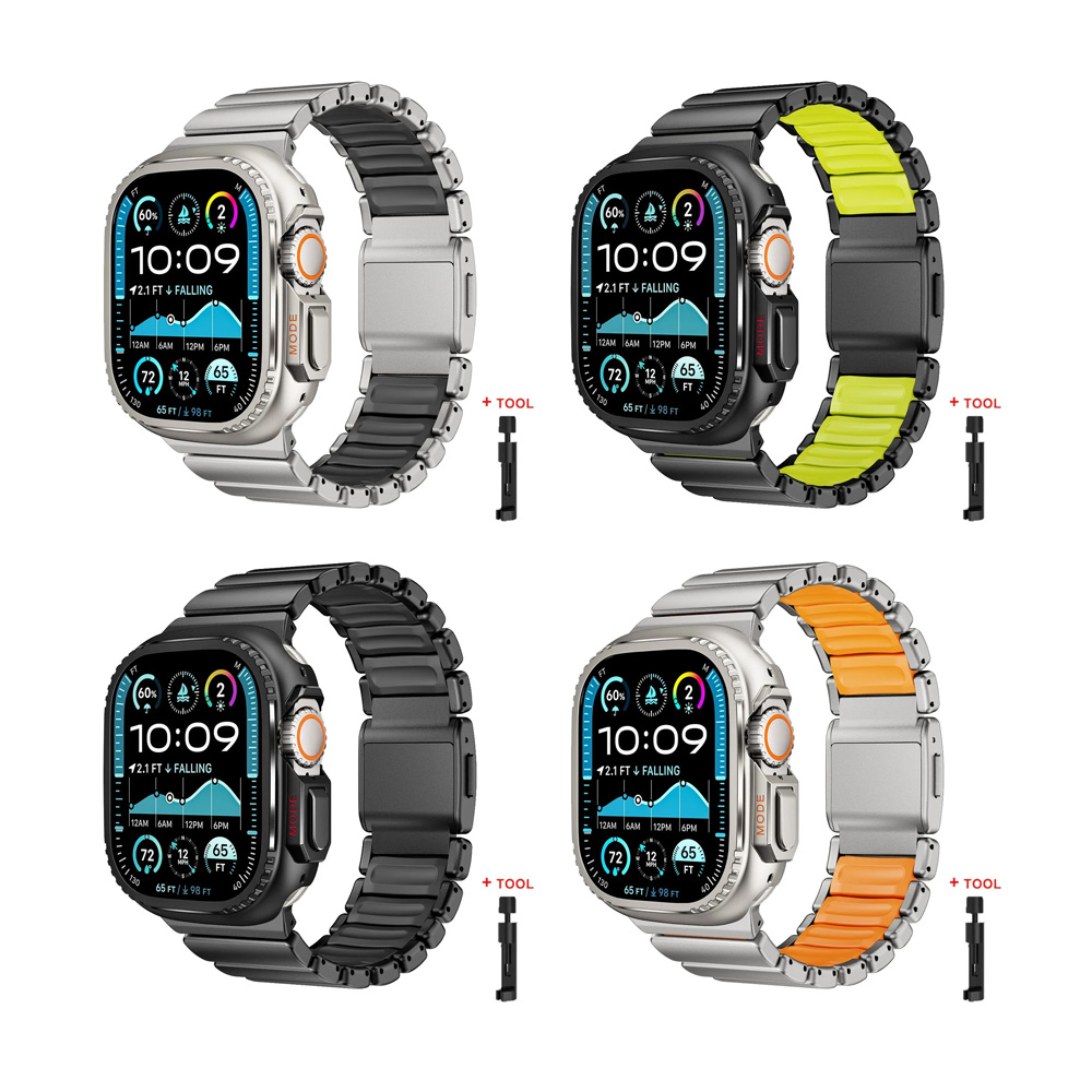 Luxury Titanium Band+Metal Cas - Luxury Watch Apple Bands recensione e prezzo
