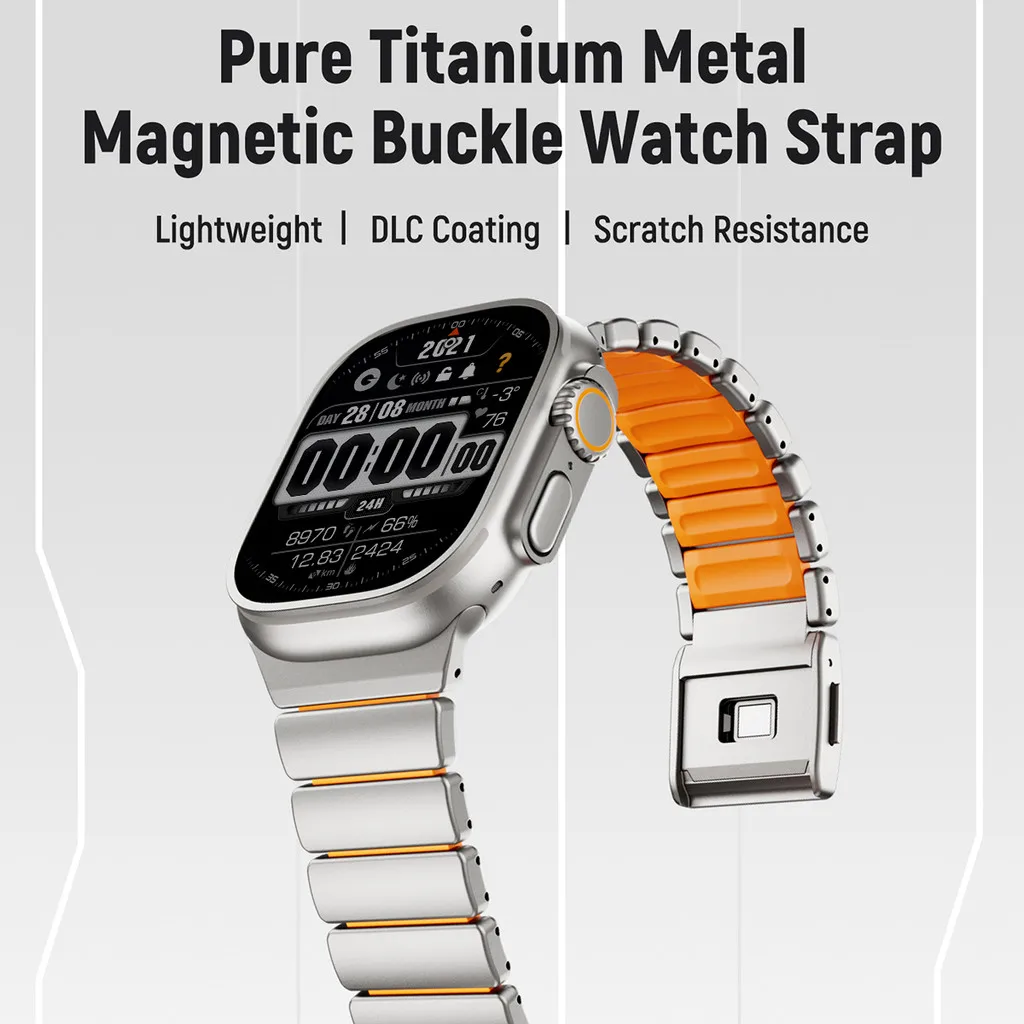 Luxury Titanium Band+Metal Cas - Luxury Watch Apple Bands recensione e prezzo