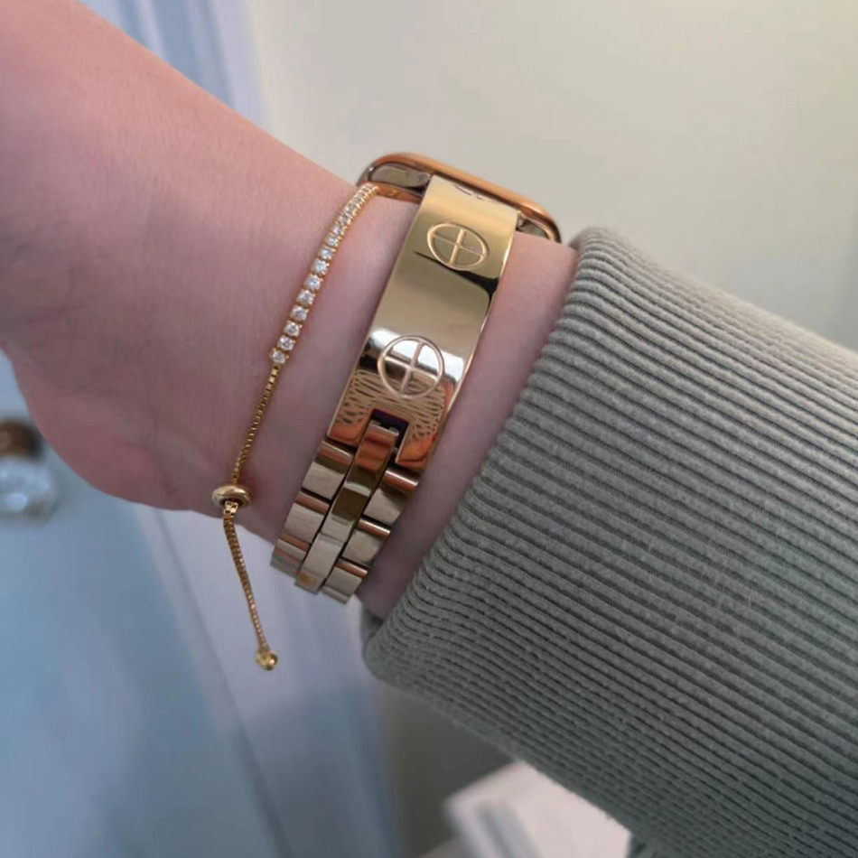 Luxury Stainless Steel Strap F - Luxury Watch Apple Bands recensione e prezzo