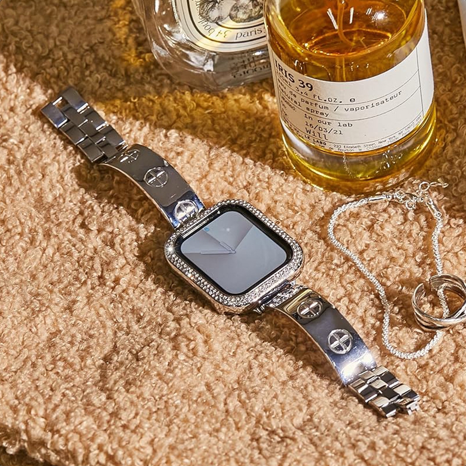 Luxury Stainless Steel Strap F - Luxury Watch Apple Bands recensione e prezzo