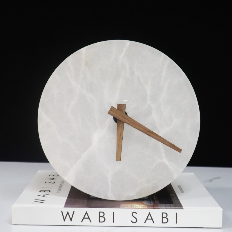 Marble Table Clock Decorative  - Table Watch Luxury recensione e prezzo