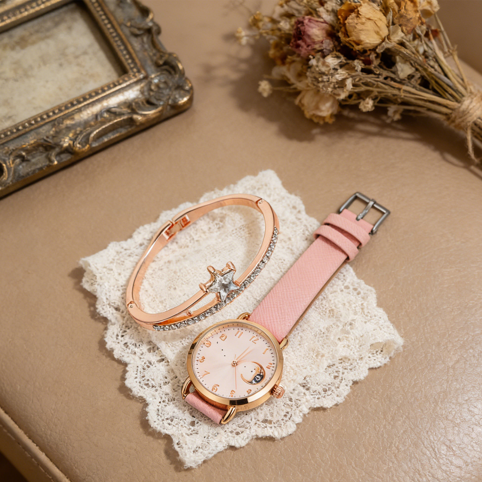 1Set Decorative Star Moon Wome - Luxury Watch White recensione e prezzo