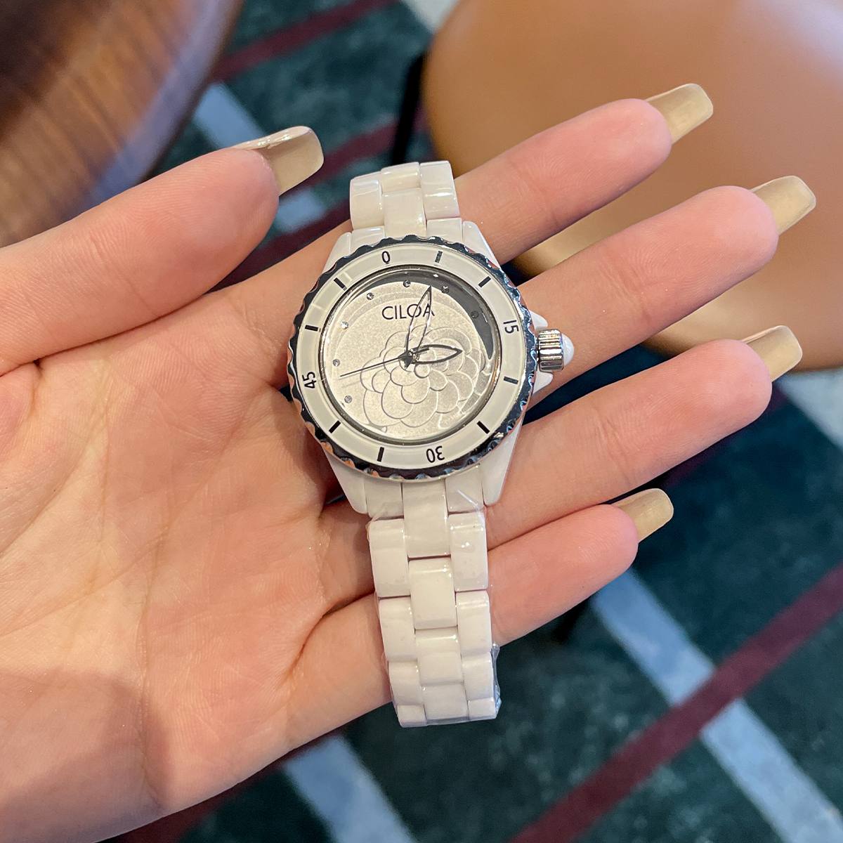 Camellia watch 2025 new women' - Luxury Watch White recensione e prezzo
