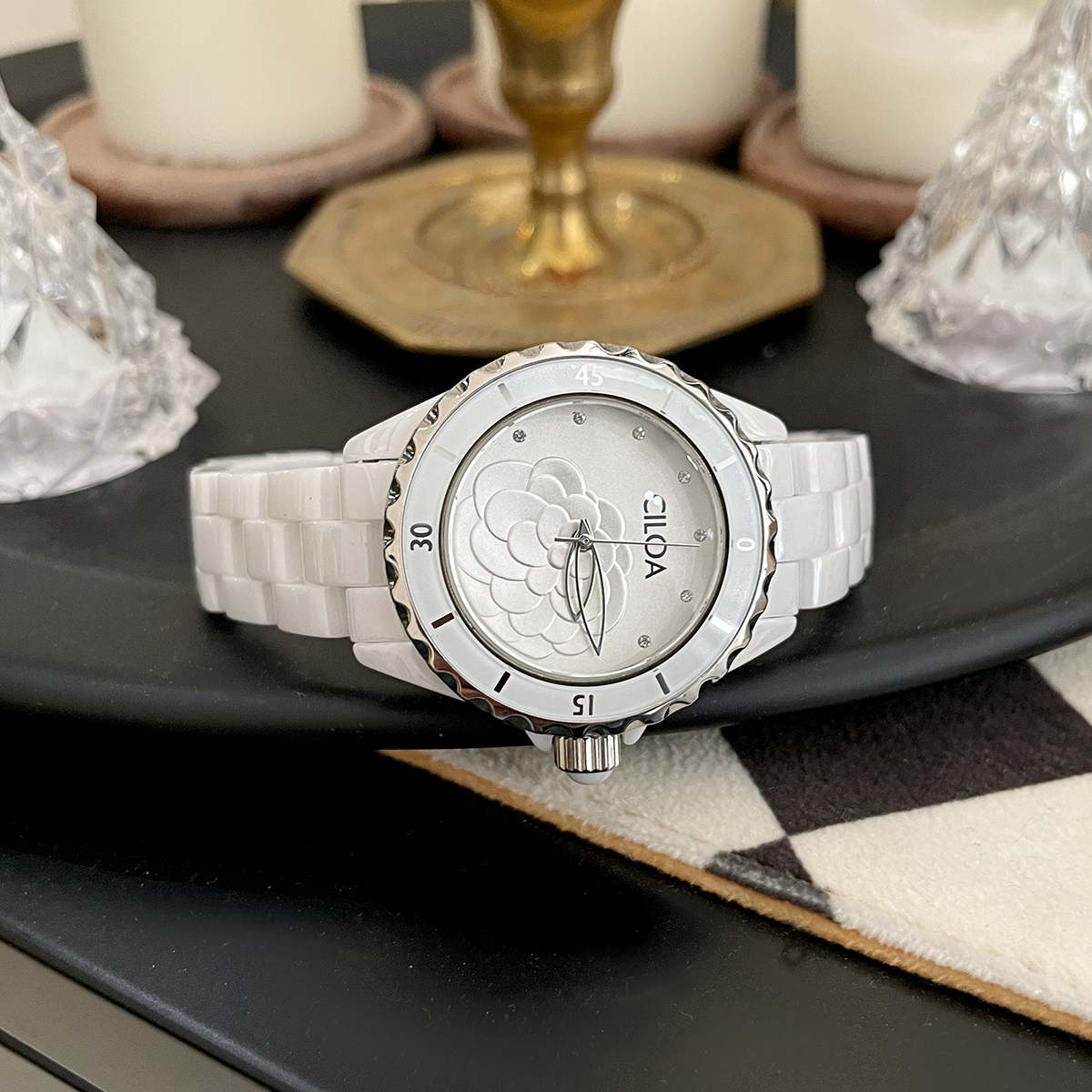 Camellia watch 2025 new women' - Luxury Watch White recensione e prezzo