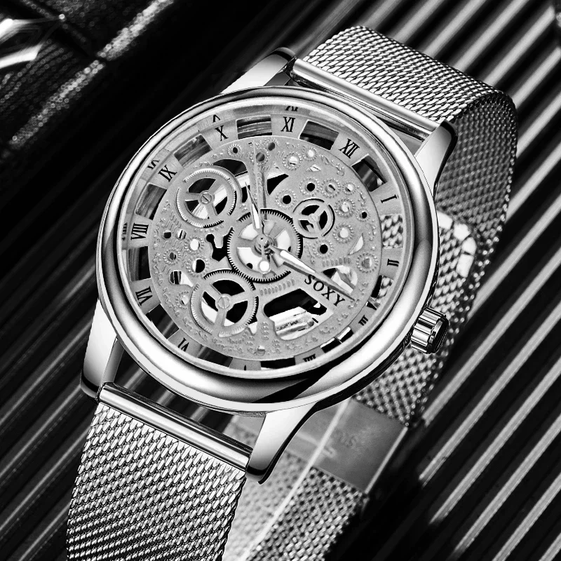 Luxury Skeleton Men Watch Wome - Luxury Watch Nz recensione e prezzo