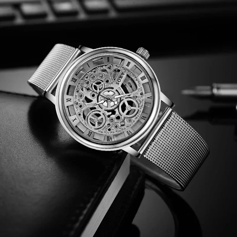Luxury Skeleton Men Watch Wome - Luxury Watch Nz recensione e prezzo