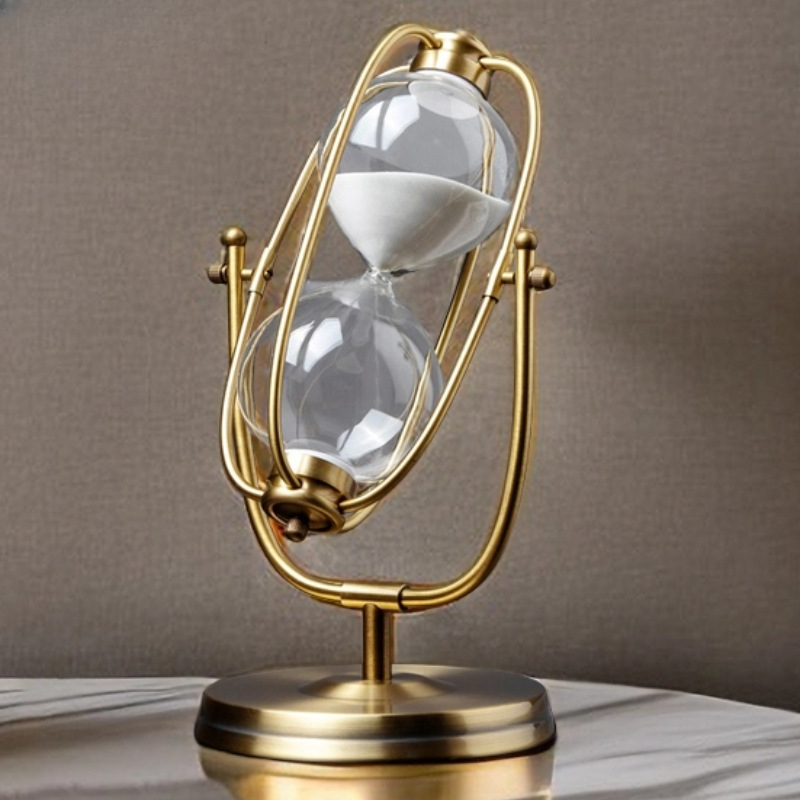 Glass Hourglass Ornament Golde - Table Watch Luxury recensione e prezzo