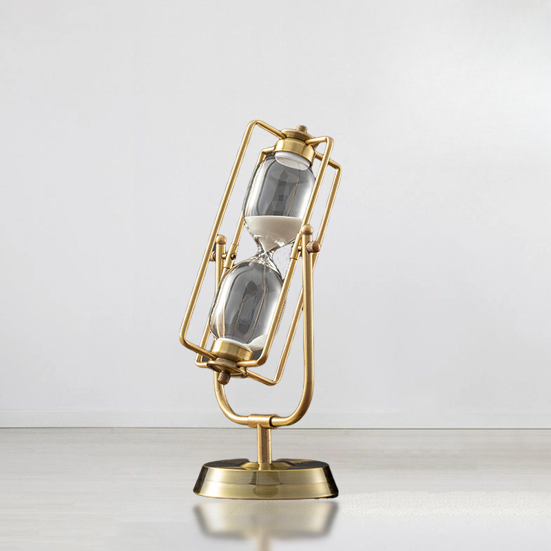 Glass Hourglass Ornament Golde - Table Watch Luxury recensione e prezzo