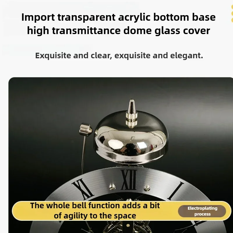 Nordic Retro Desk Clock Metal  - Table Watch Luxury recensione e prezzo