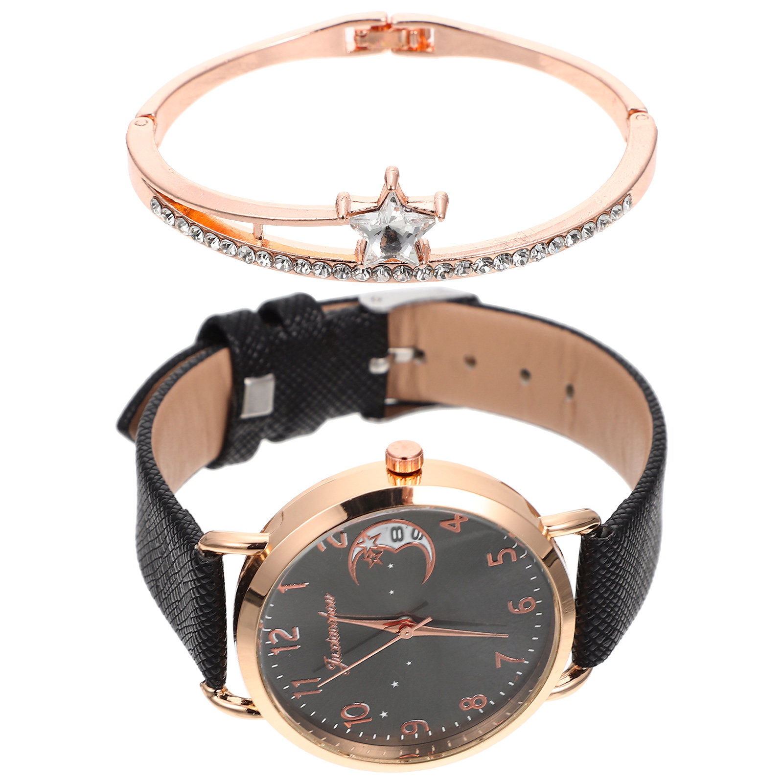 1Set Elegant Star Moon Women W - Luxury Watch White recensione e prezzo
