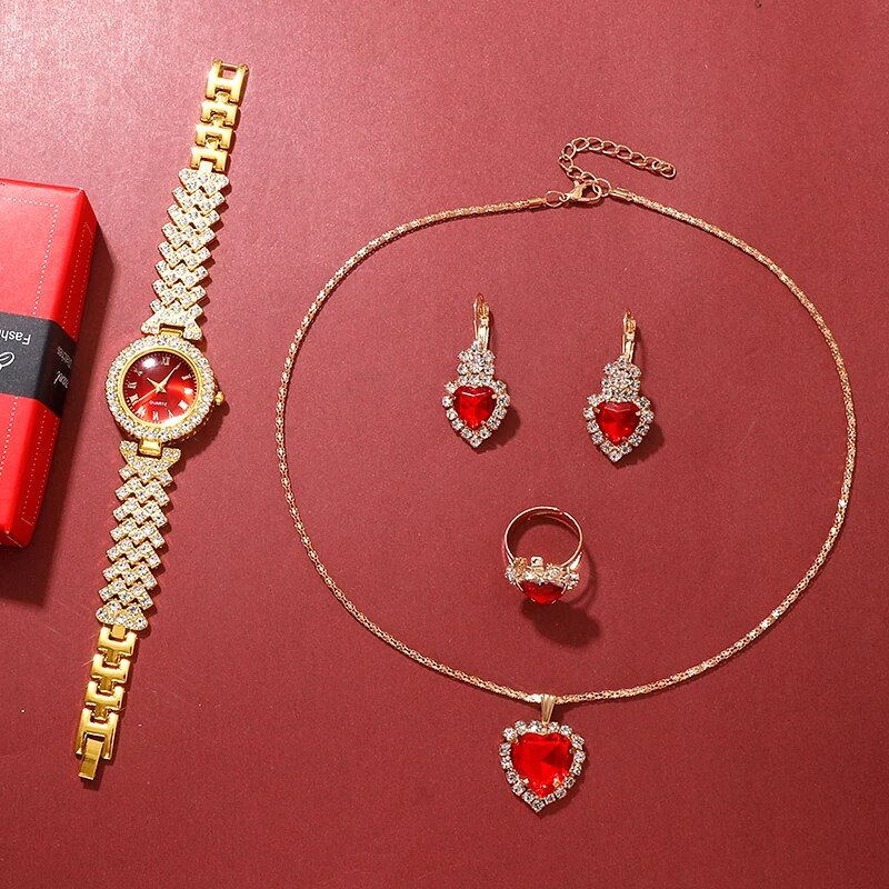 Golden Luxury Watch Women Ring - Luxury Watch Kit recensione e prezzo