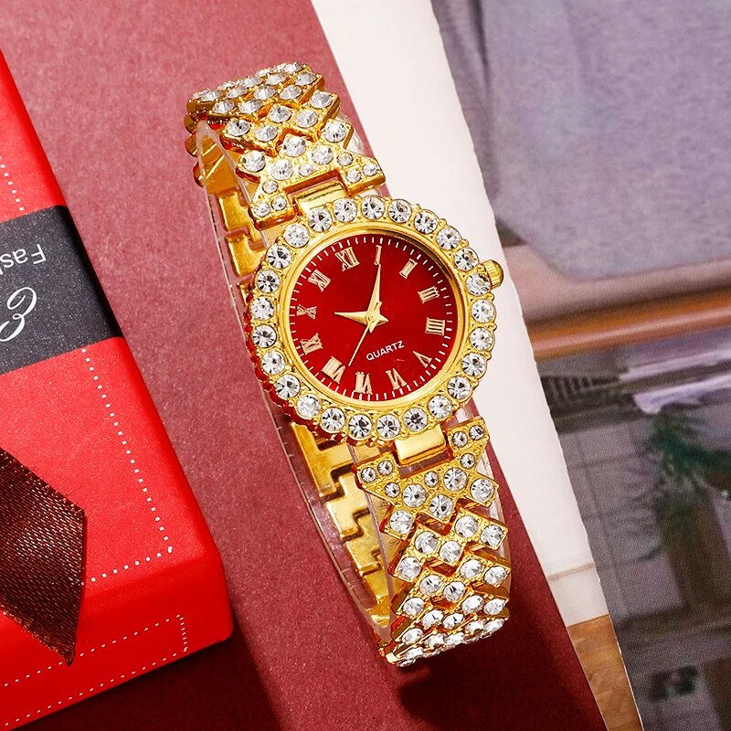 Golden Luxury Watch Women Ring - Luxury Watch Kit recensione e prezzo