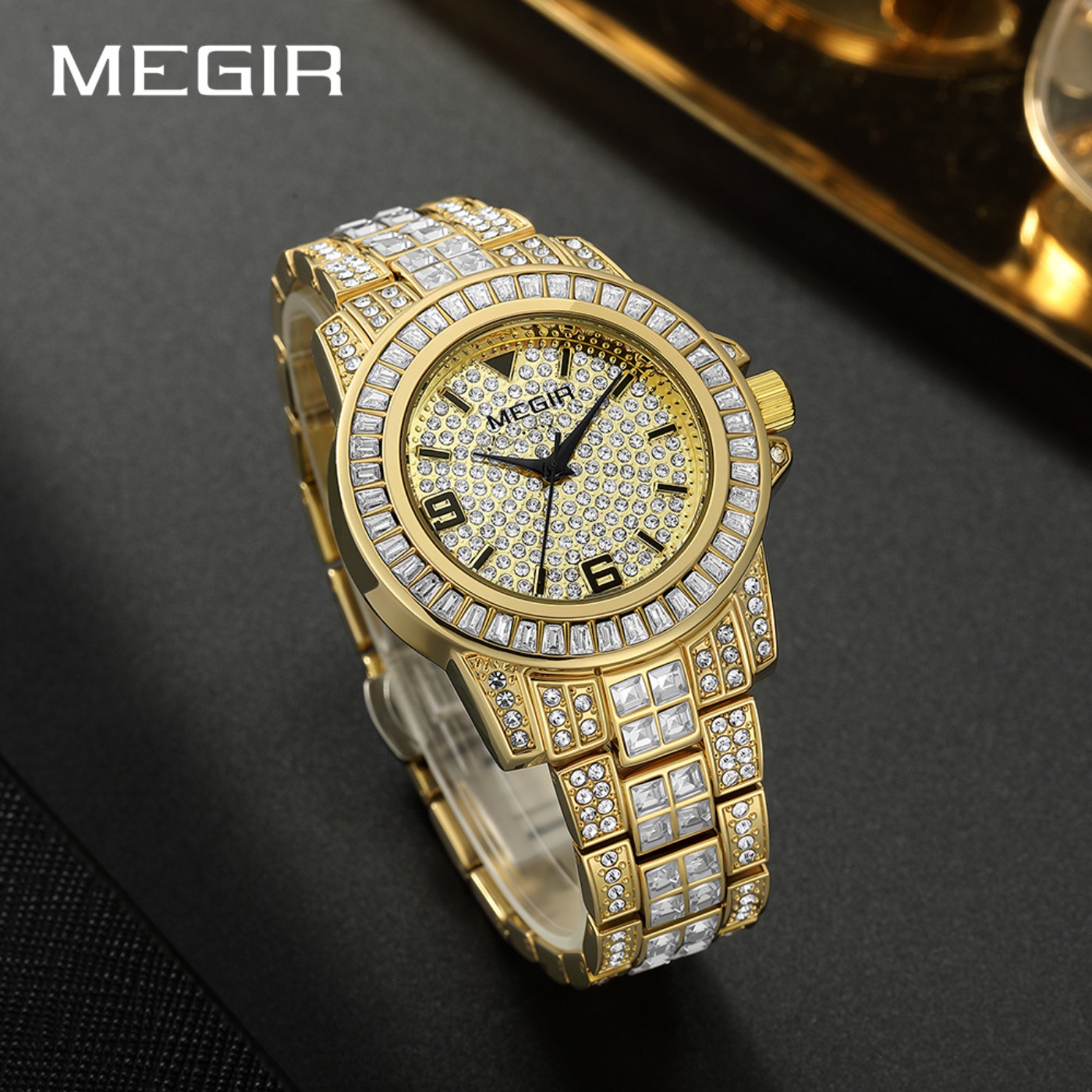 MEGIR Luxury Diamond Watches U - Luxury Watch Straps recensione e prezzo