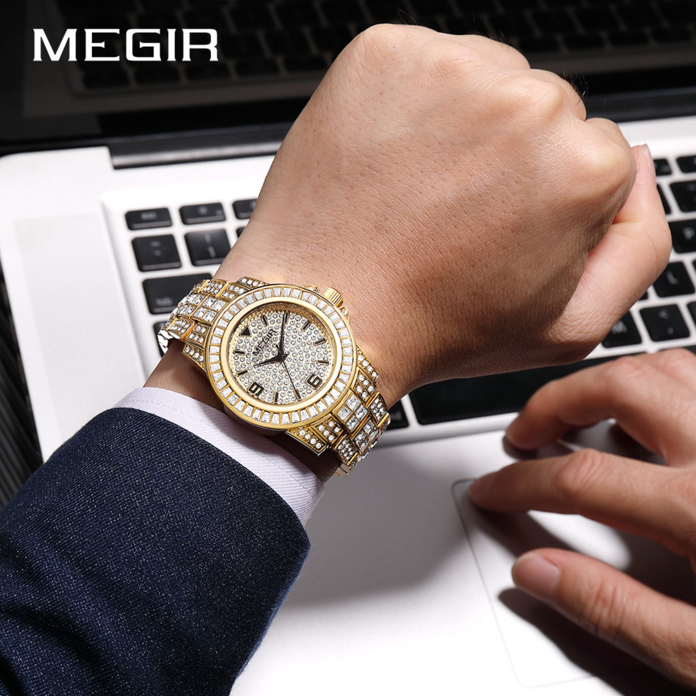 MEGIR Luxury Diamond Watches U - Luxury Watch Straps recensione e prezzo