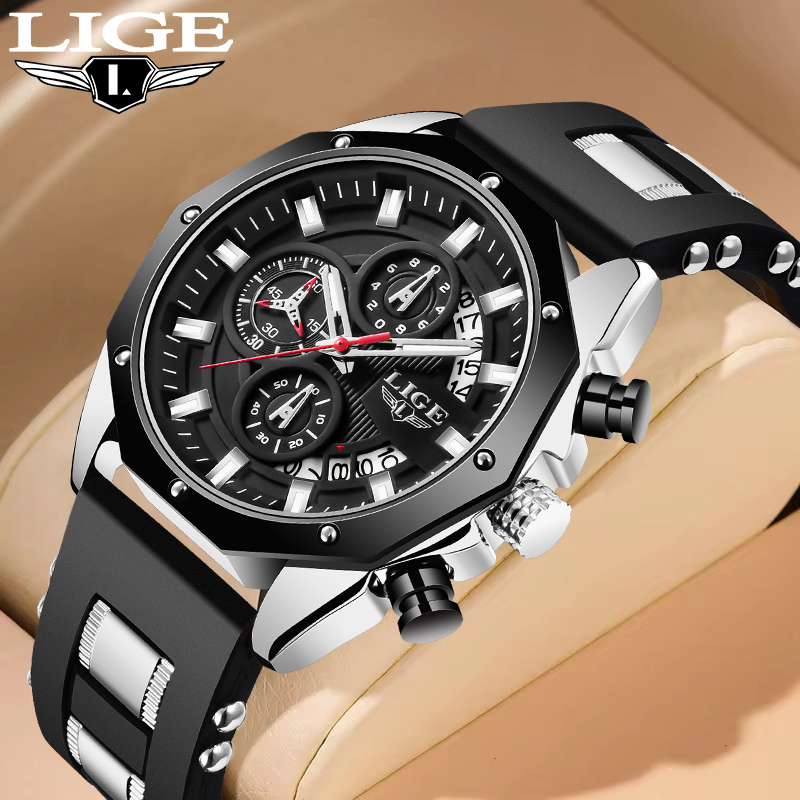 LIGE Fashion Outdoor Quartz Ma - Luxury Watch Straps recensione e prezzo