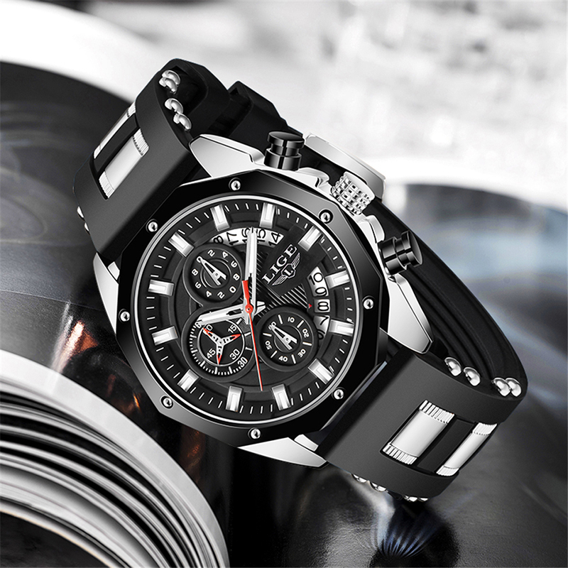 LIGE Fashion Outdoor Quartz Ma - Luxury Watch Straps recensione e prezzo