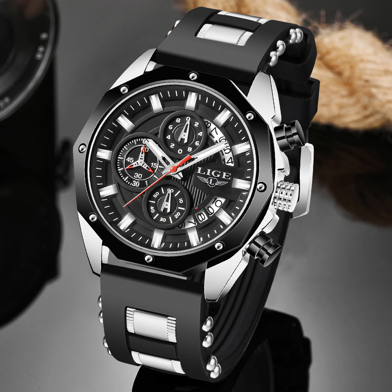 LIGE Fashion Outdoor Quartz Ma - Luxury Watch Straps recensione e prezzo