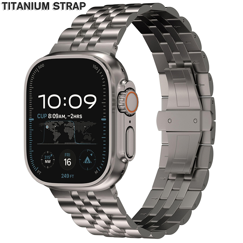 Luxury Titanium Strap for Appl - Luxury Watch Apple Bands recensione e prezzo