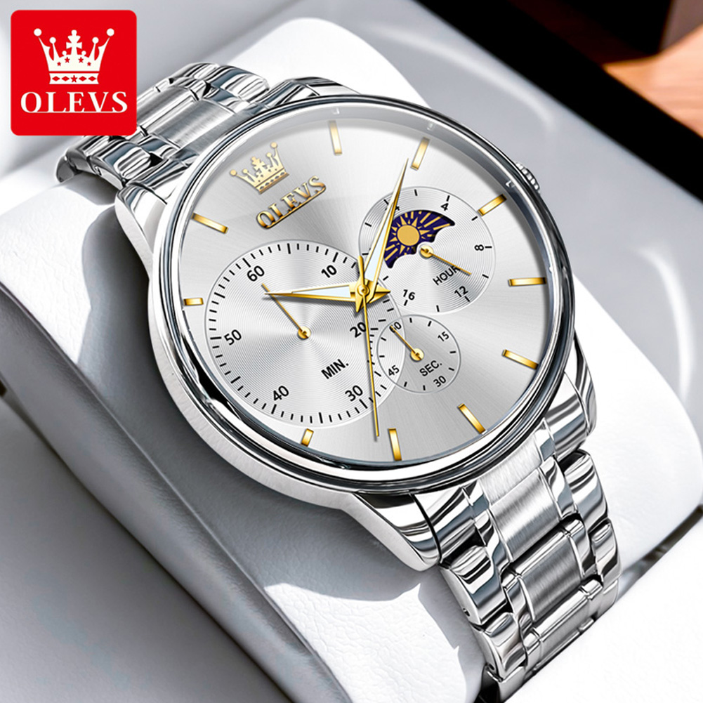 OLEVS Brand Luxury Chronograph - Luxury Watch Investment recensione e prezzo
