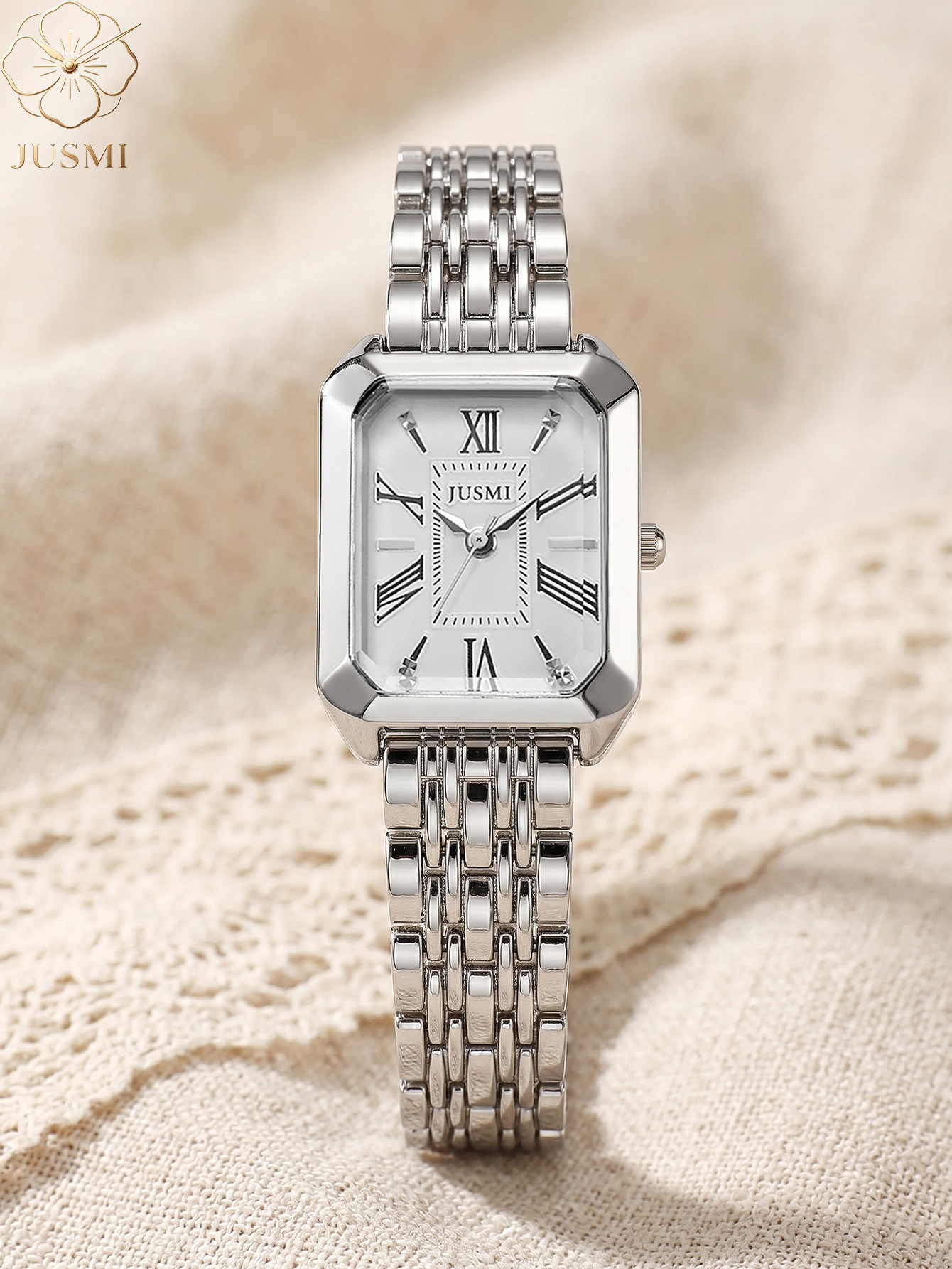 1pcs/set JUSMI Women's Square  - Luxury Watch Kit recensione e prezzo