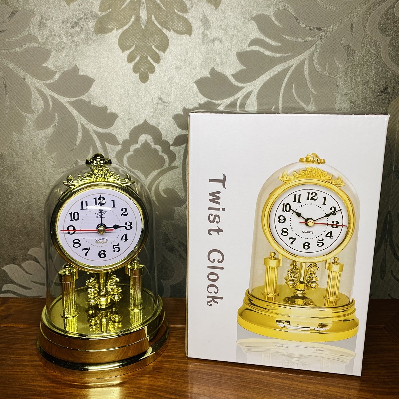 Luxury Gold Table Clock Silent - Table Watch Luxury recensione e prezzo