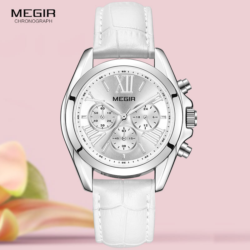 MEGIR2019 New Luxury Leather W - Luxury Watch White recensione e prezzo
