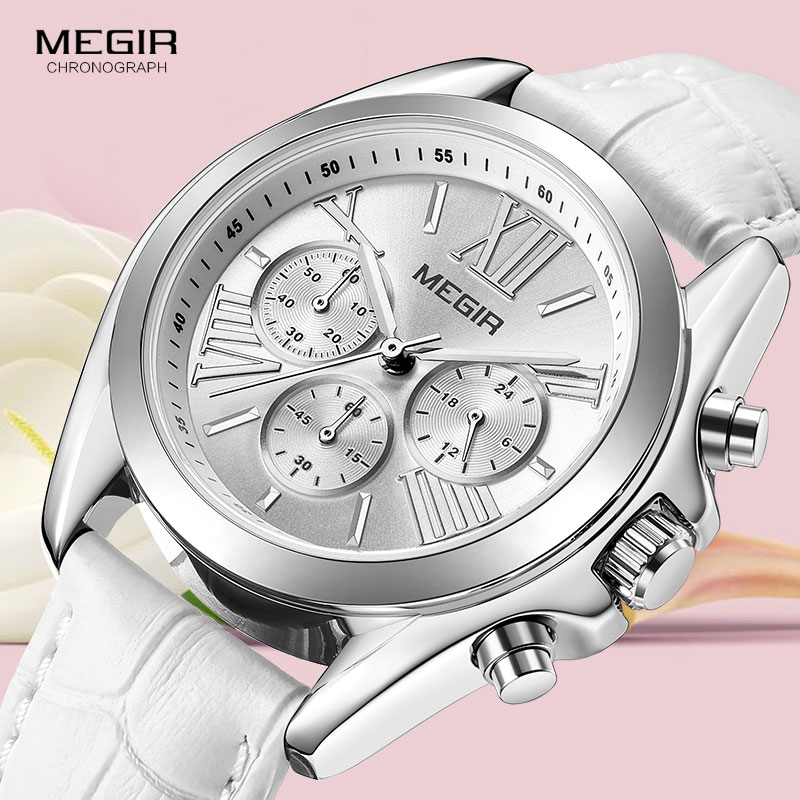 MEGIR2019 New Luxury Leather W - Luxury Watch White recensione e prezzo