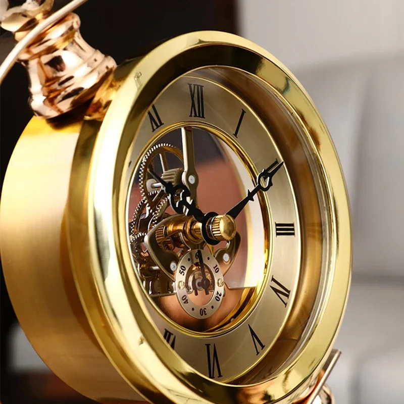 Gold Table Clock Luxury Metal  - Table Watch Luxury recensione e prezzo