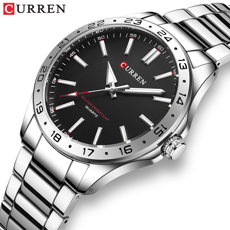 CURREN 8452  Silver white gift - Luxury Watch White recensione e prezzo