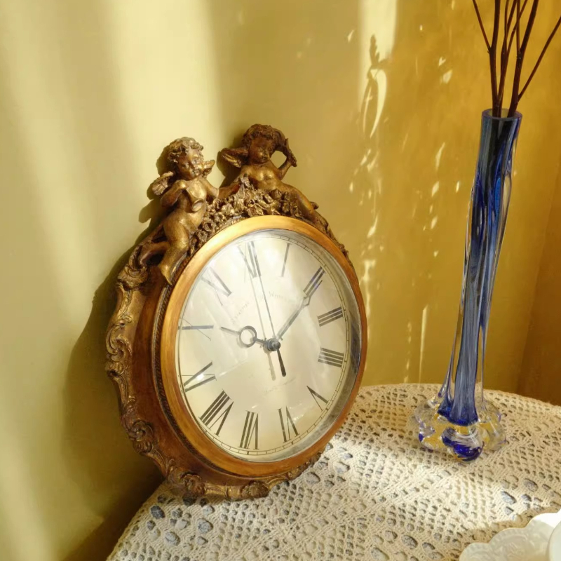 Resin Wall Clock Retro Table C - Table Watch Luxury recensione e prezzo