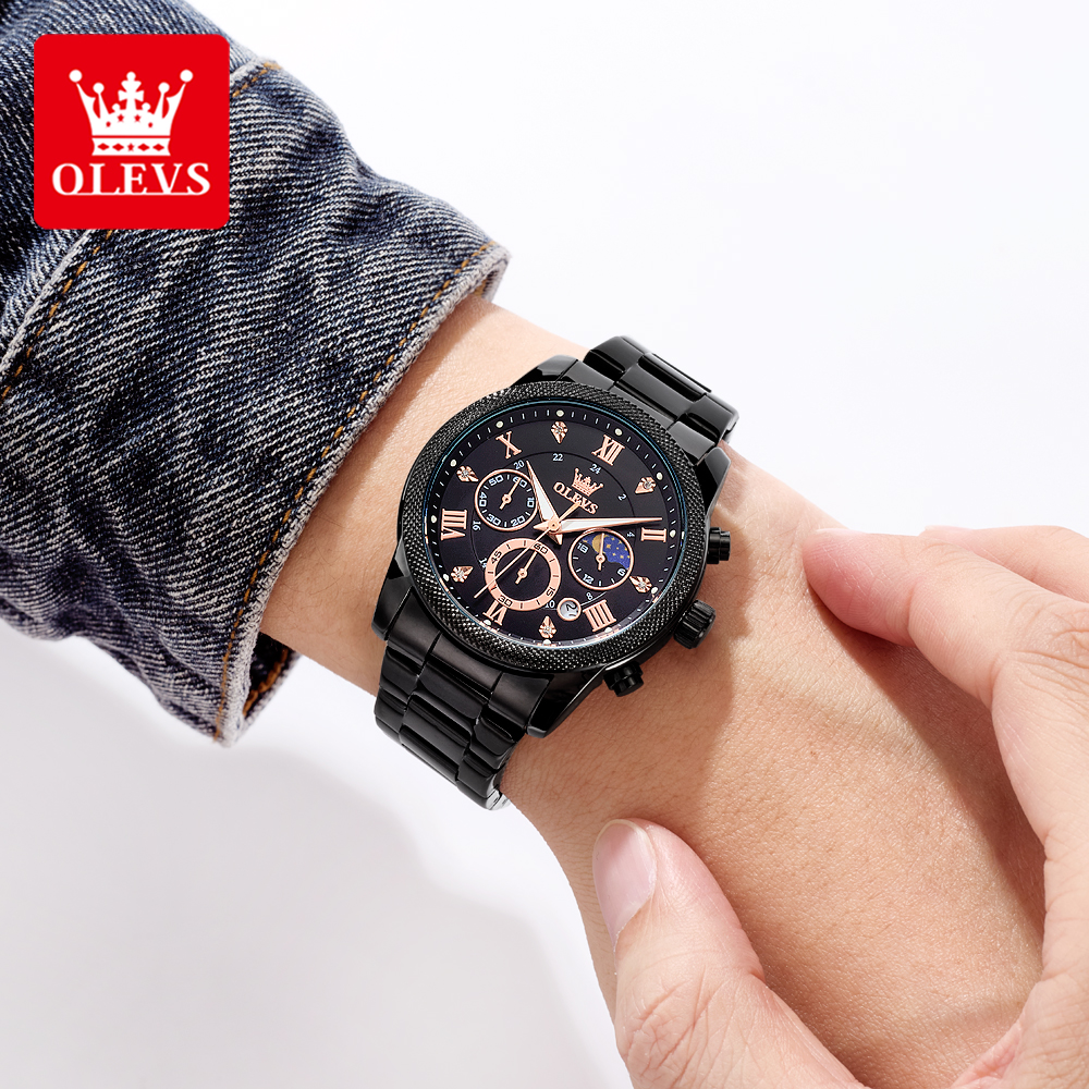 OLEVS Original Fashion Men's W - Luxury Watch Box recensione e prezzo