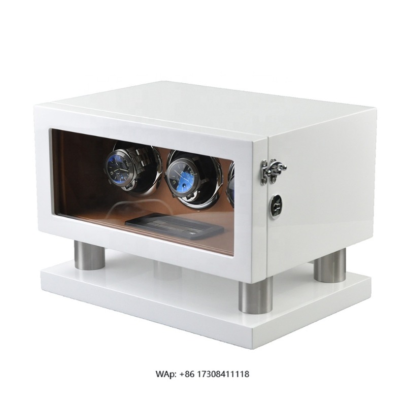 White Brown Leather Controller - Luxury Watch White recensione e prezzo